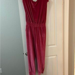 Elegant Red Women's Jumpsuit